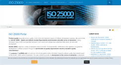 Desktop Screenshot of iso25000.com
